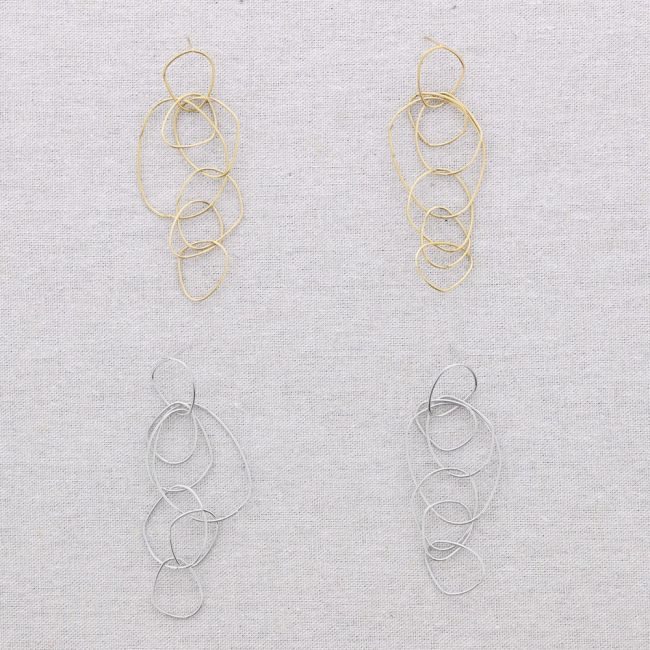 PENDIENTES ACERO ESLABONES