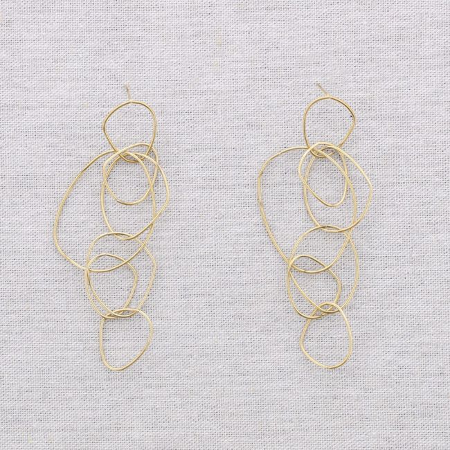 PENDIENTES ACERO ESLABONES