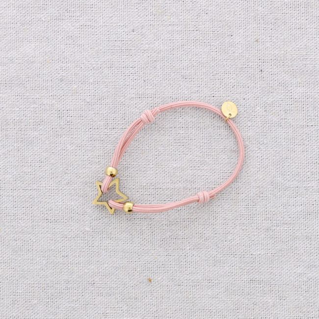 ADJUSTABLE STEEL ELASTIC STAR BRACELET