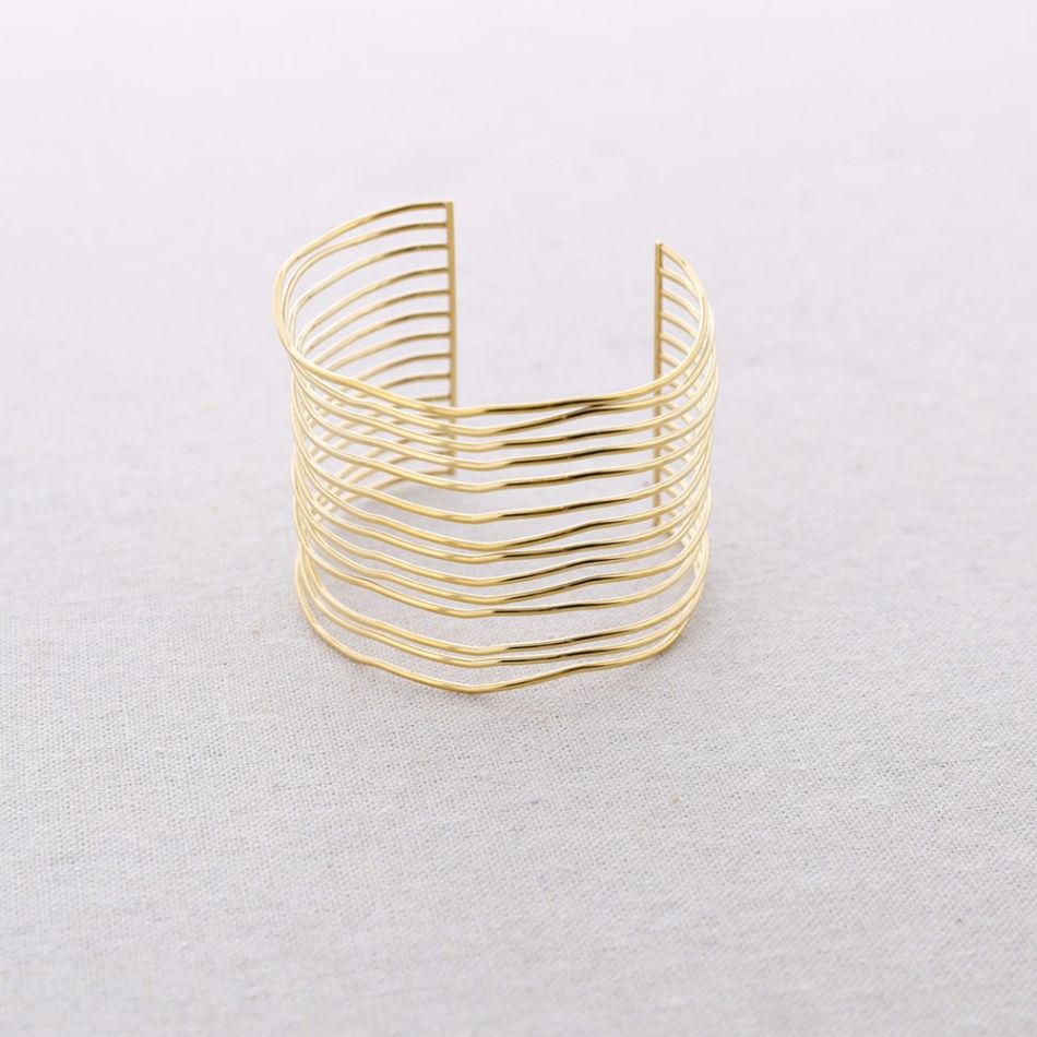 PULSERA ACERO AJUSTABLE MULTI TIRAS