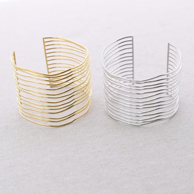 PULSERA ACERO AJUSTABLE MULTI TIRAS