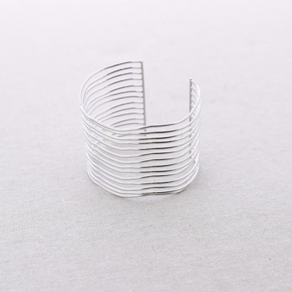 PULSERA ACERO AJUSTABLE MULTI TIRAS