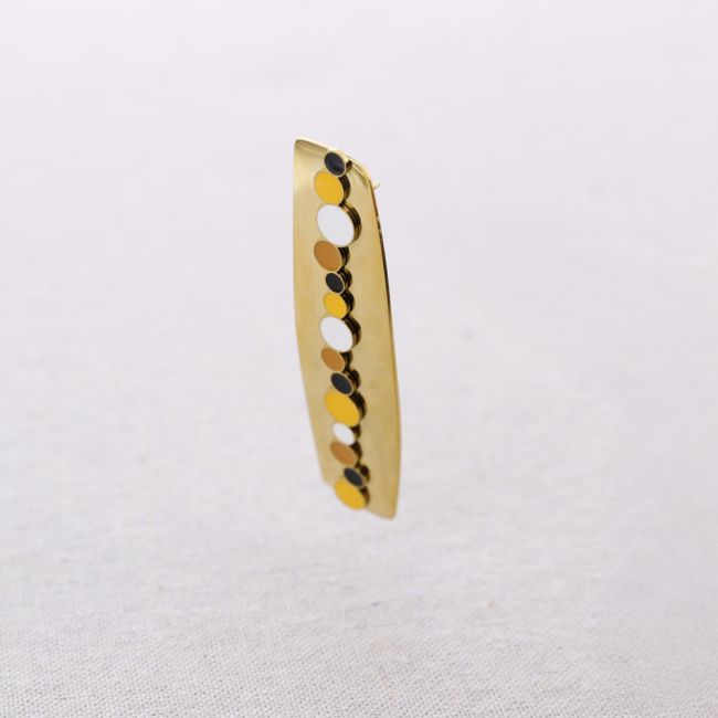 STEEL ENAMEL EARRINGS