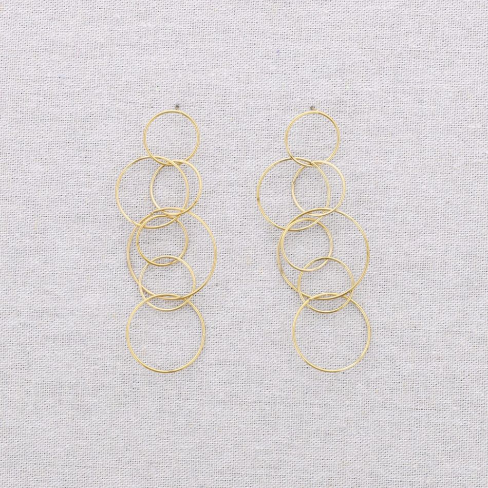 STEEL LINK EARRINGS