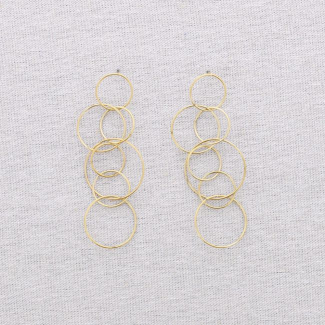 STEEL LINK EARRINGS