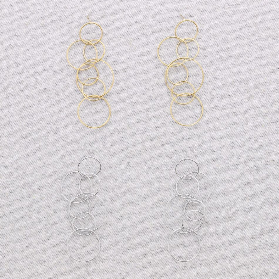 STEEL LINK EARRINGS