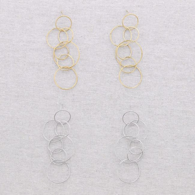STEEL LINK EARRINGS