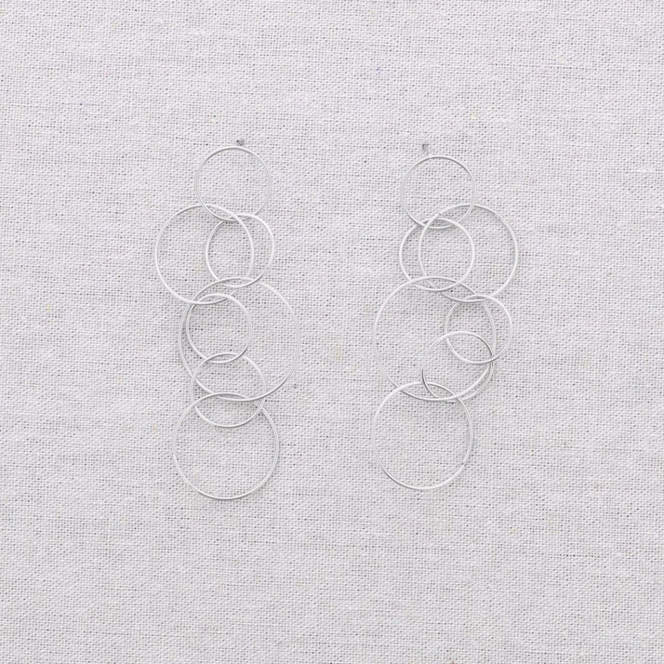 STEEL LINK EARRINGS