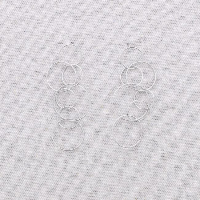 STEEL LINK EARRINGS