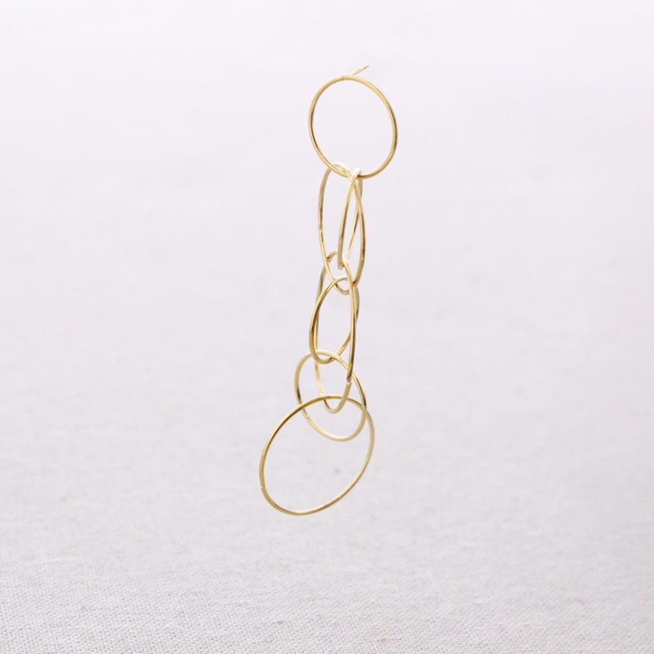 STEEL LINK EARRINGS