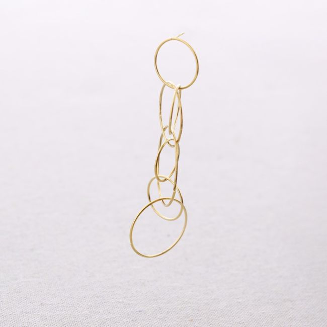STEEL LINK EARRINGS