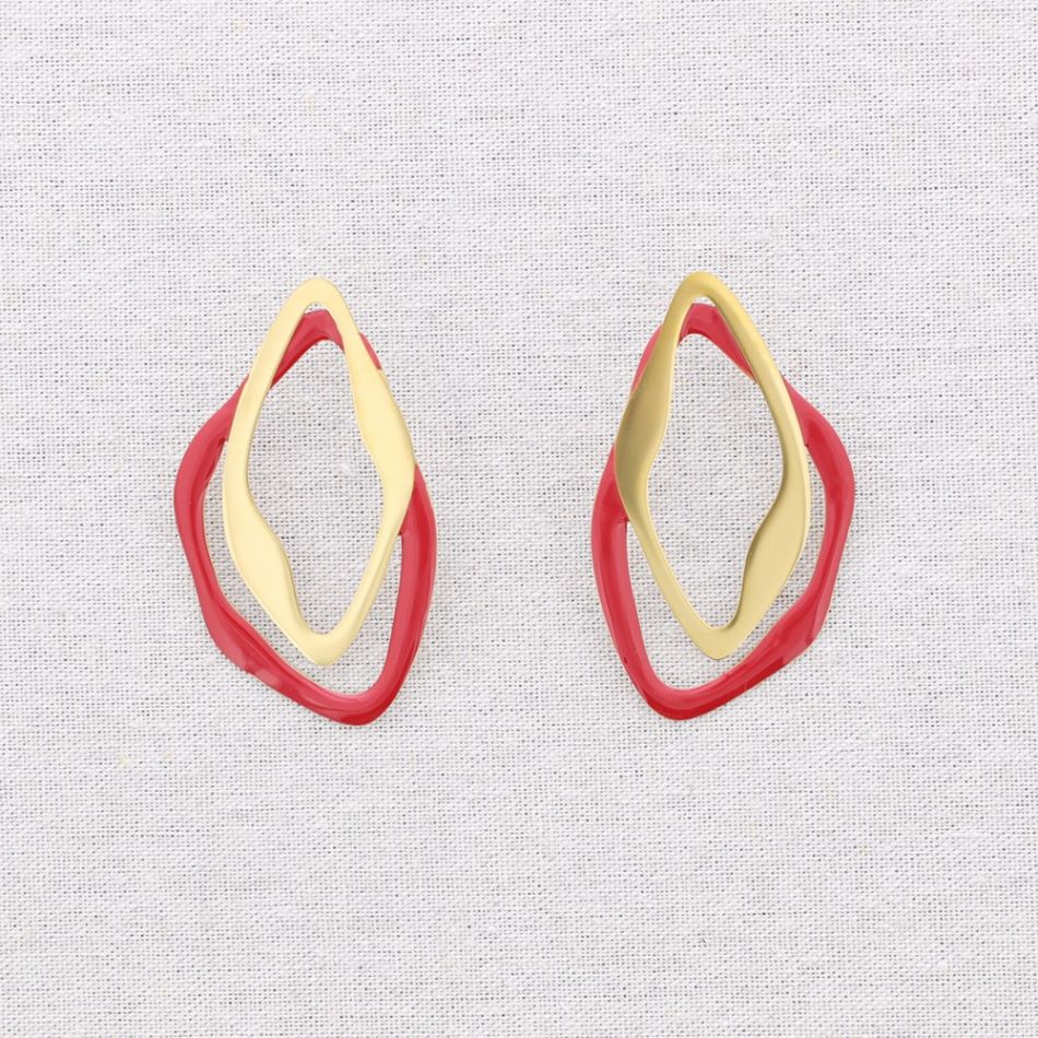 PENDIENTES PRESIÓN ACERO FORMAS IRREGULARES