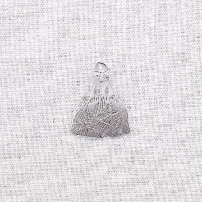 BROCHE ACERO MENINA FILIGRANA