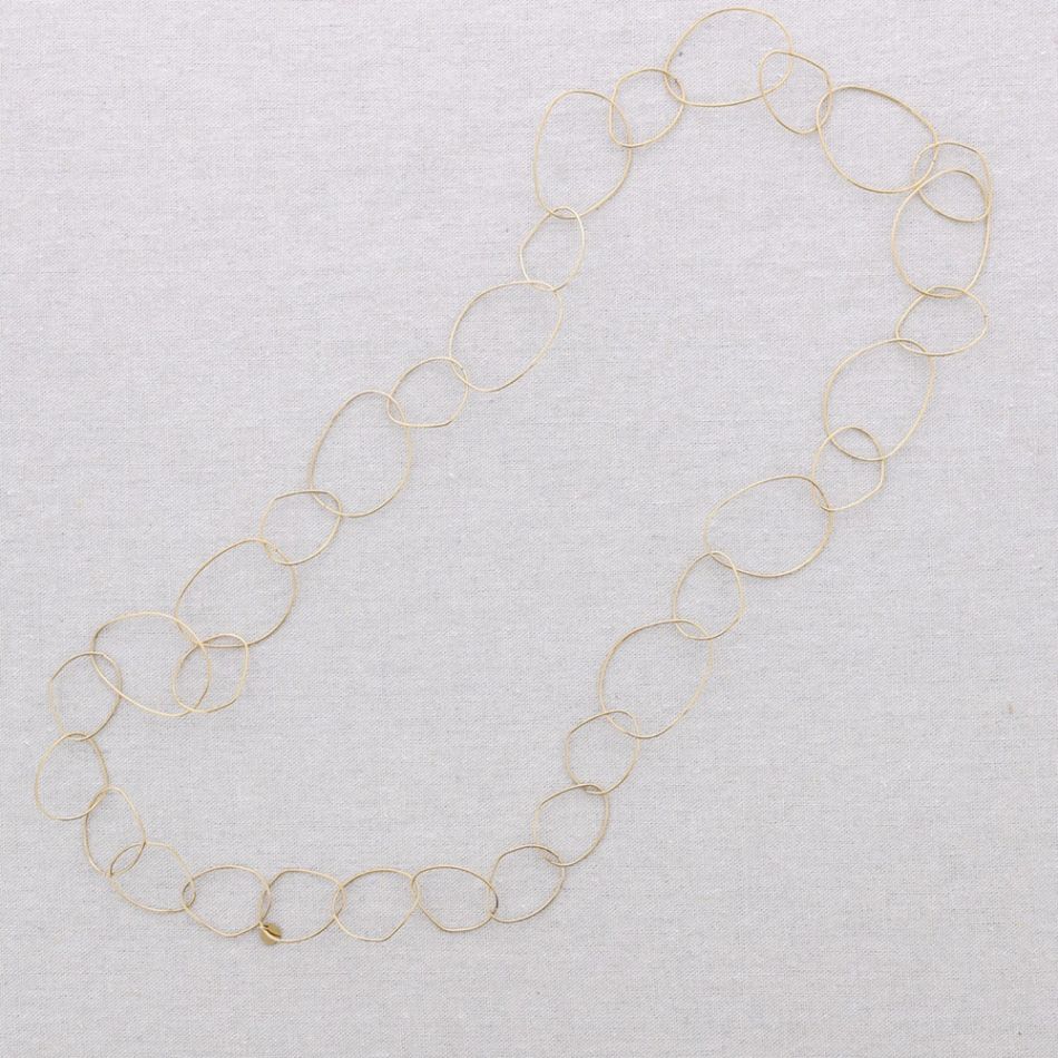 COLLAR LARGO ACERO ESLABONES