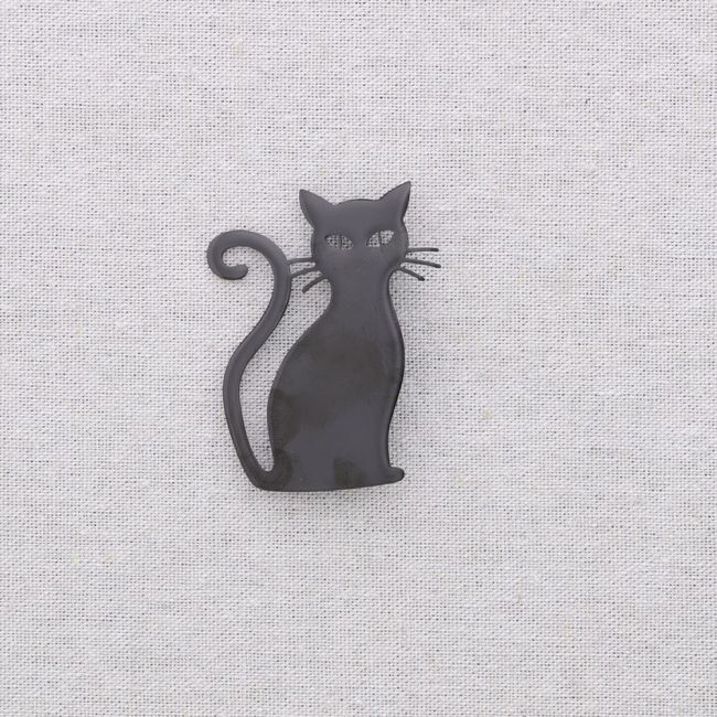 BROCHE ACERO GATO