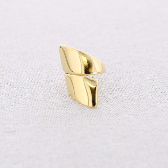 ANILLO ACERO DOBLE HOJA