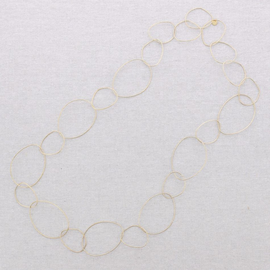 COLLAR LARGO ACERO ESLABONES