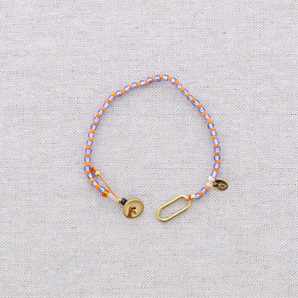 STEEL BEAD BRACELET ADJUSTABLE SIZE