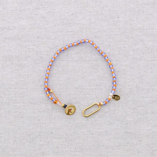 STEEL BEAD BRACELET ADJUSTABLE SIZE