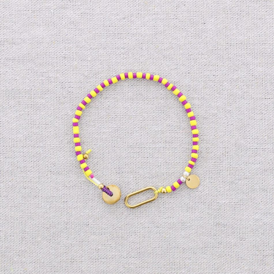 STEEL BEAD BRACELET ADJUSTABLE SIZE