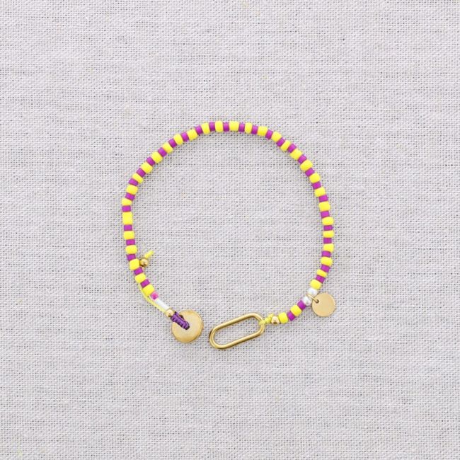 STEEL BEAD BRACELET ADJUSTABLE SIZE
