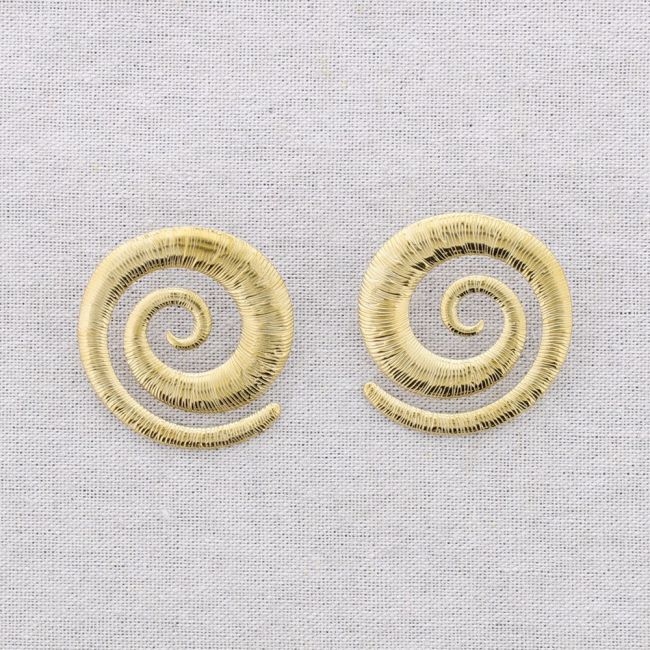 PENDIENTES PRESIÓN ACERO CARACOLA