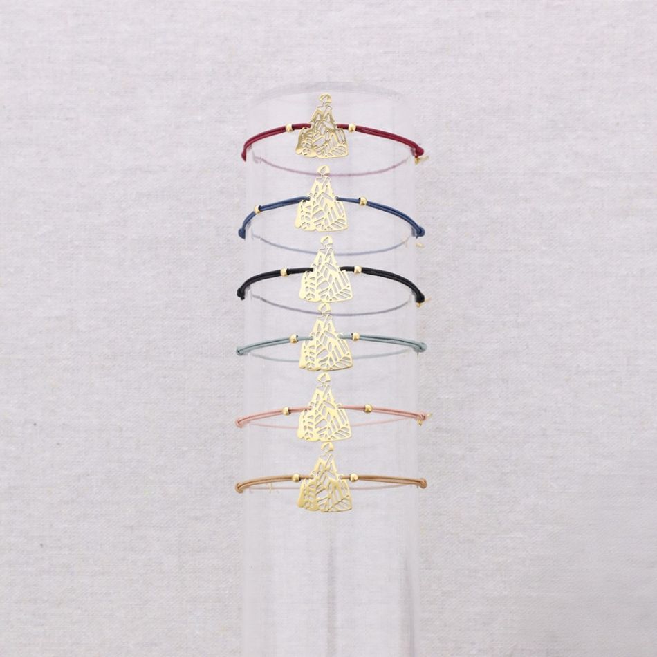 MENINA FILIGREE STEEL ELASTIC BRACELET