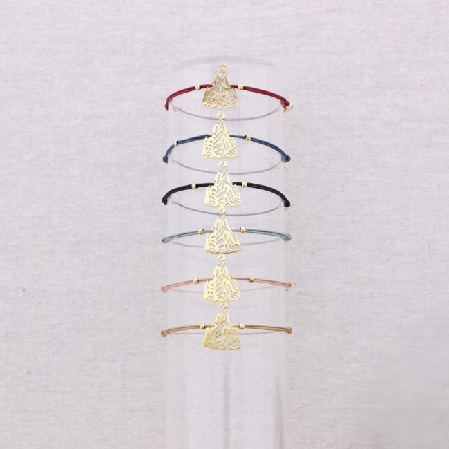 MENINA FILIGREE STEEL ELASTIC BRACELET