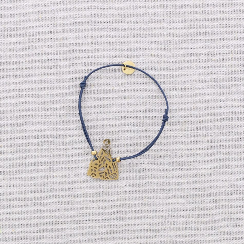 MENINA FILIGREE STEEL ELASTIC BRACELET