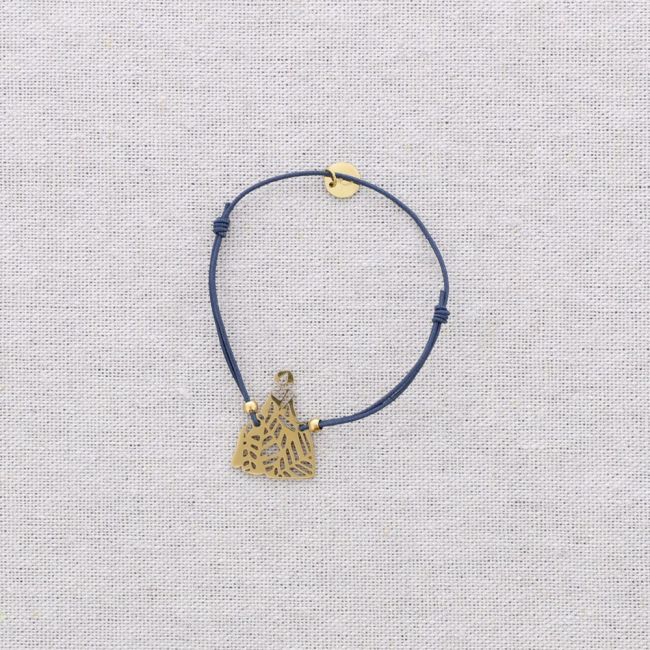 MENINA FILIGREE STEEL ELASTIC BRACELET