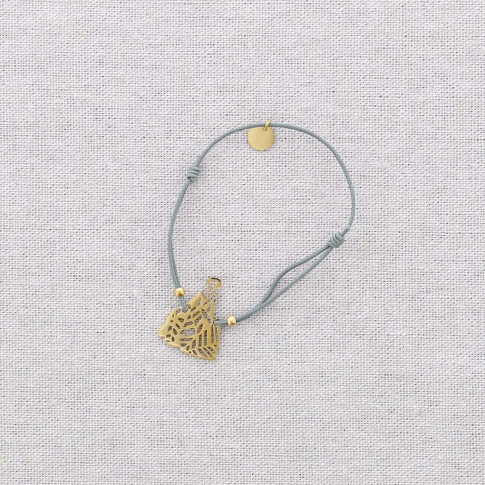 MENINA FILIGREE STEEL ELASTIC BRACELET