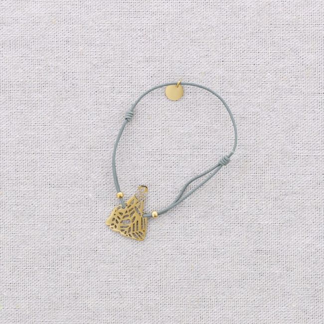 MENINA FILIGREE STEEL ELASTIC BRACELET