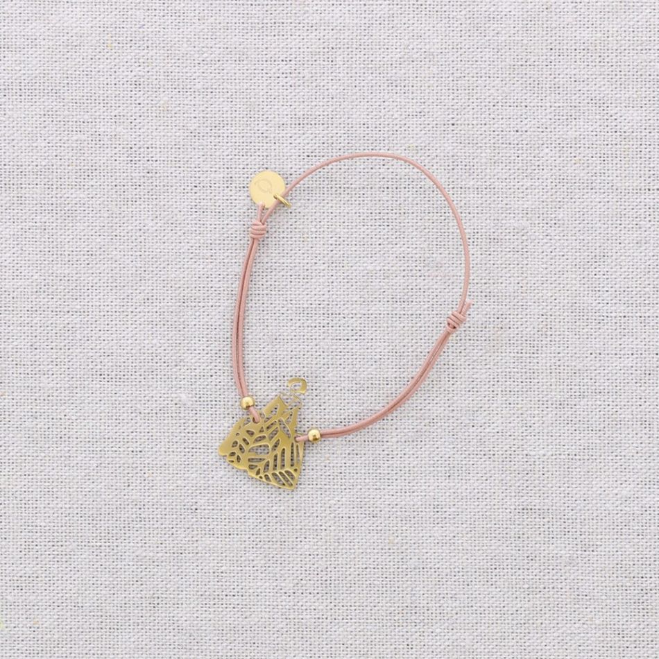 MENINA FILIGREE STEEL ELASTIC BRACELET