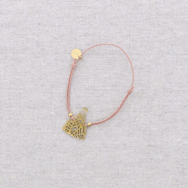 MENINA FILIGREE STEEL ELASTIC BRACELET