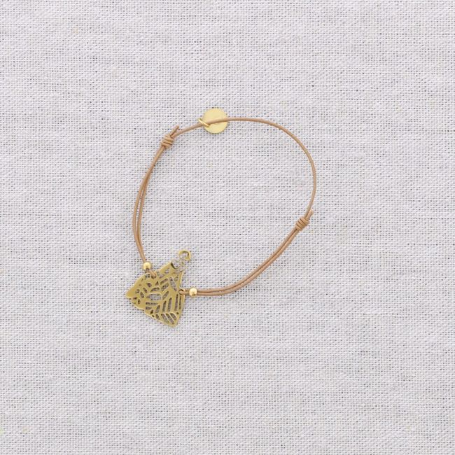 MENINA FILIGREE STEEL ELASTIC BRACELET
