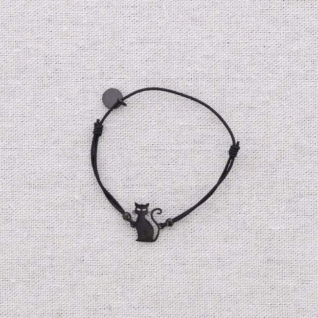 PULSERA ELÁSTICA ACERO GATO