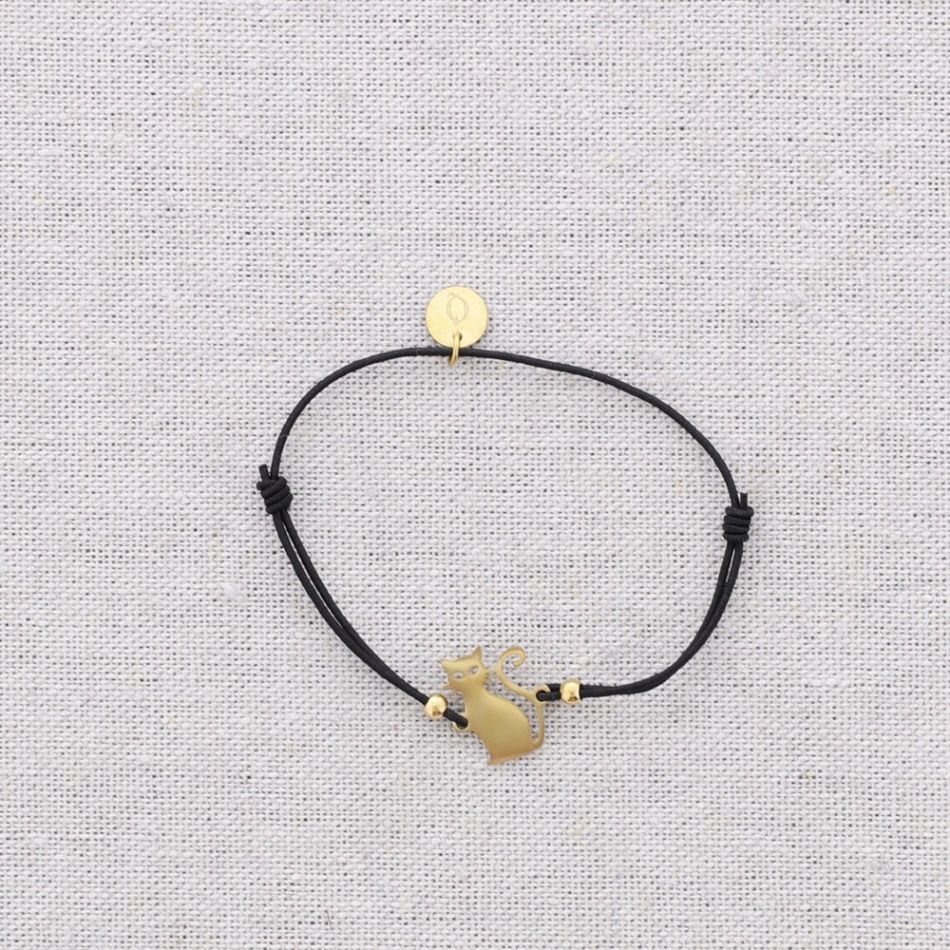 PULSERA ELÁSTICA ACERO GATO
