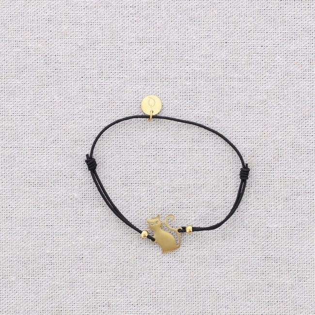 PULSERA ELÁSTICA ACERO GATO