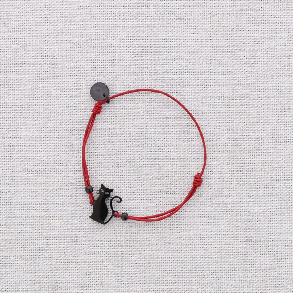 ELASTIC STEEL CAT BRACELET