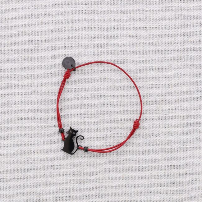 ELASTIC STEEL CAT BRACELET