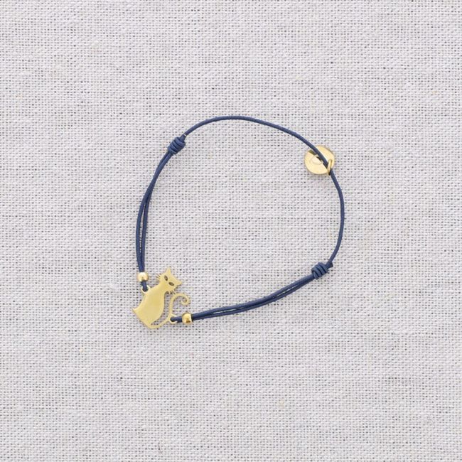 PULSERA ELÁSTICA ACERO GATO
