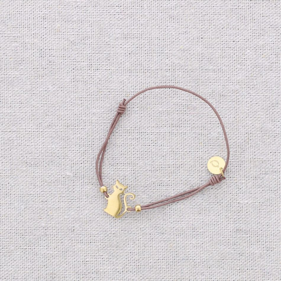 PULSERA ELÁSTICA ACERO GATO