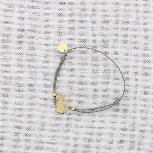 PULSERA ELÁSTICA ACERO GATO