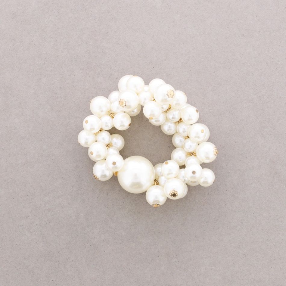 PULSERA ELÁSTICA BOLAS ACABADO PERLA