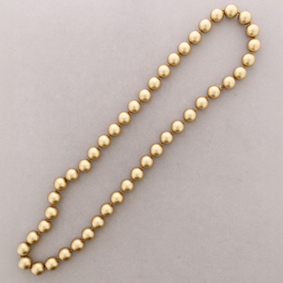 LONG KNOTTED NECKLACE WITH RESIN BEADS, 20MM, 100CM