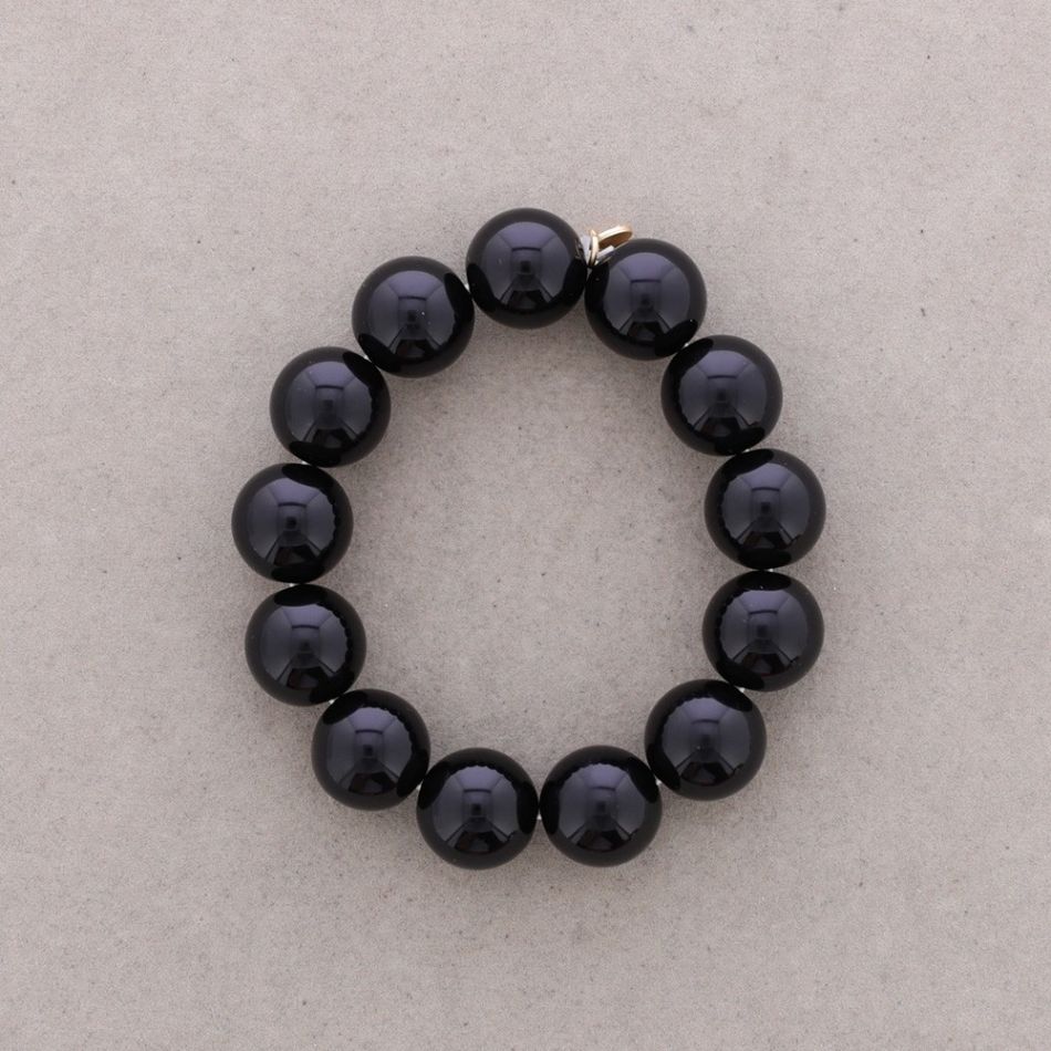 16MM RESIN BALL ELASTIC BRACELET