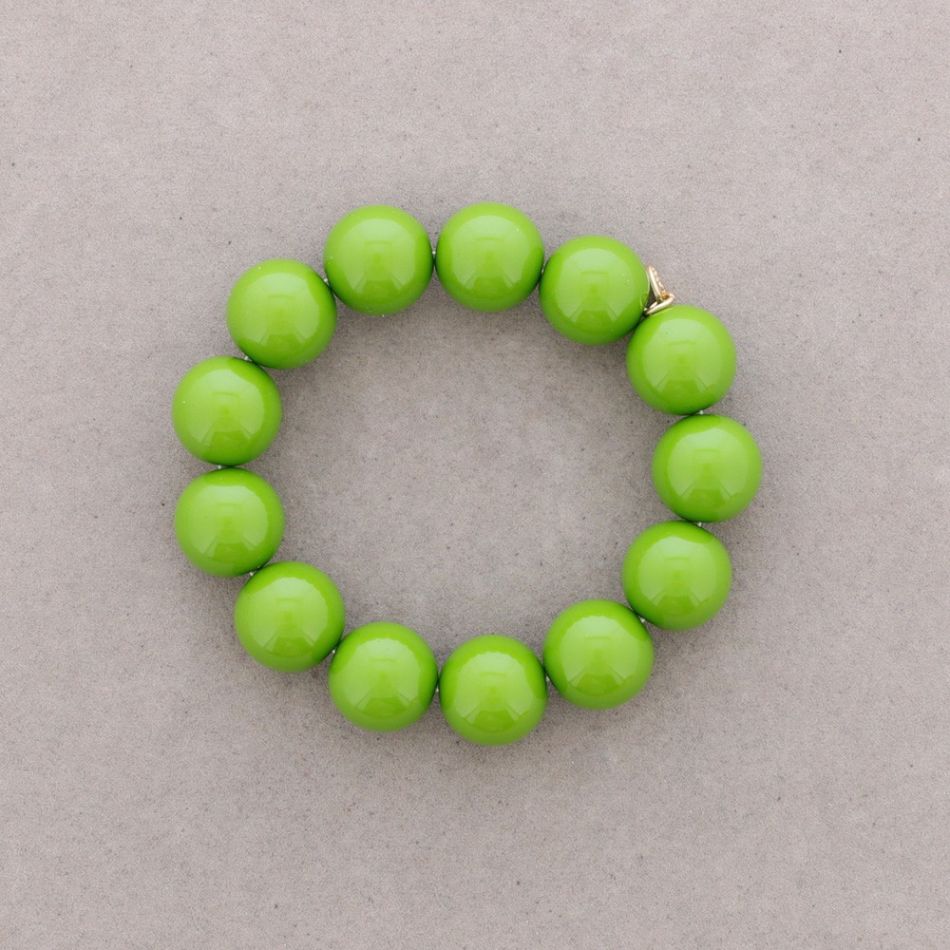 PULSERA ELÁSTICA BOLAS RESINA 16MM