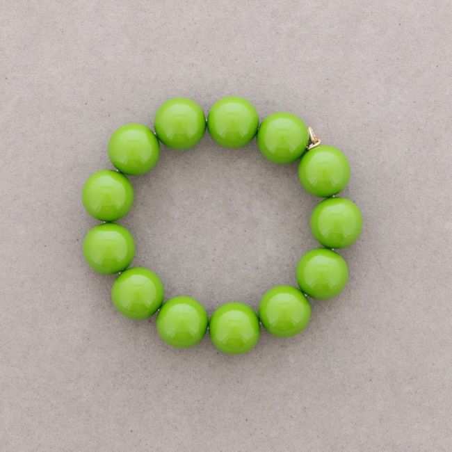 PULSERA ELÁSTICA BOLAS RESINA 16MM