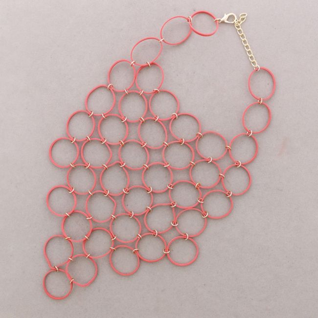 COLLAR BABERO ANILLA METAL GOMA
