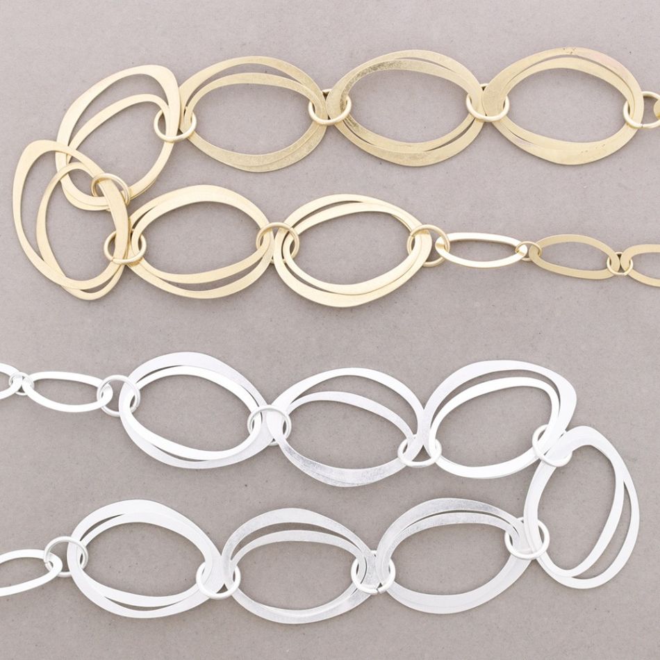 COLLAR LARGO ESLABONES METAL